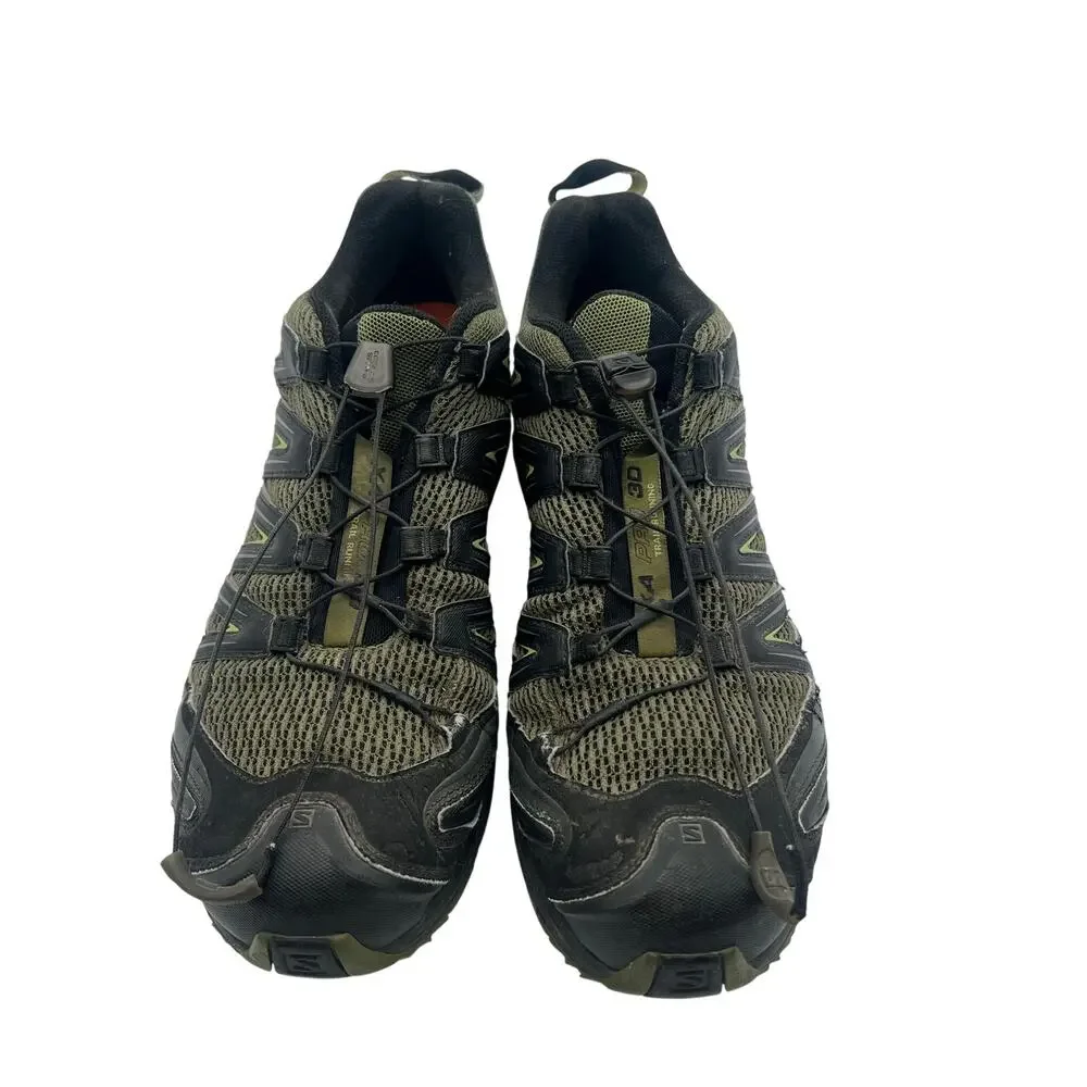 Salomon Men’s XA Pro 3D Trail Running Sneakers SZ 13 Olive Green/Black